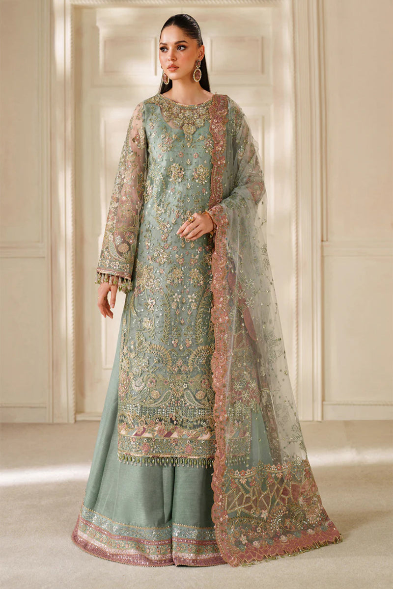 Chantelle by Baroque Luxury Heavy Embroidered Ciffion 03 Peace Suit - Ready To Wear