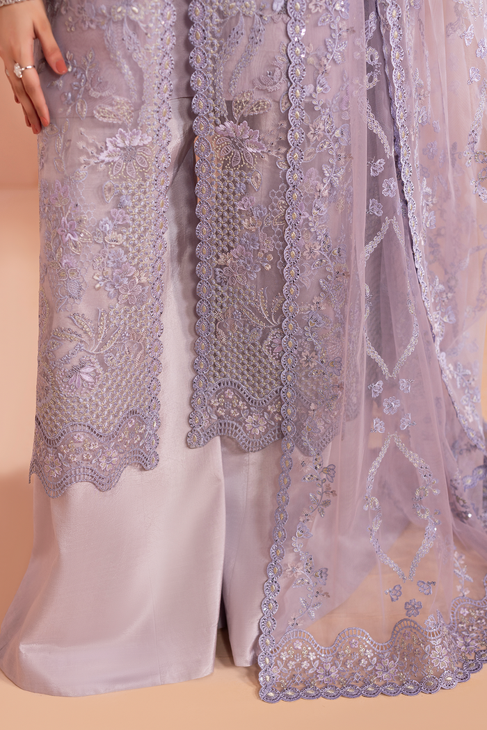 Lavender Mist Embroidered Chiffon 03 Peace Suit - Ready To Wear