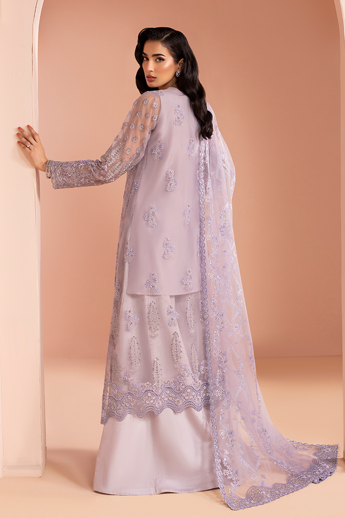 Lavender Mist Embroidered Chiffon 03 Peace Suit - Ready To Wear