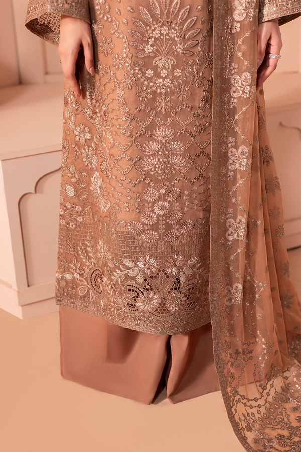 Murawwat by Lavish  Heavy Embroidered Ciffion 03 Piece Suit- Ready To Wear