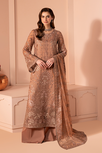 Murawwat by Lavish  Heavy Embroidered Ciffion 03 Piece Suit- Ready To Wear
