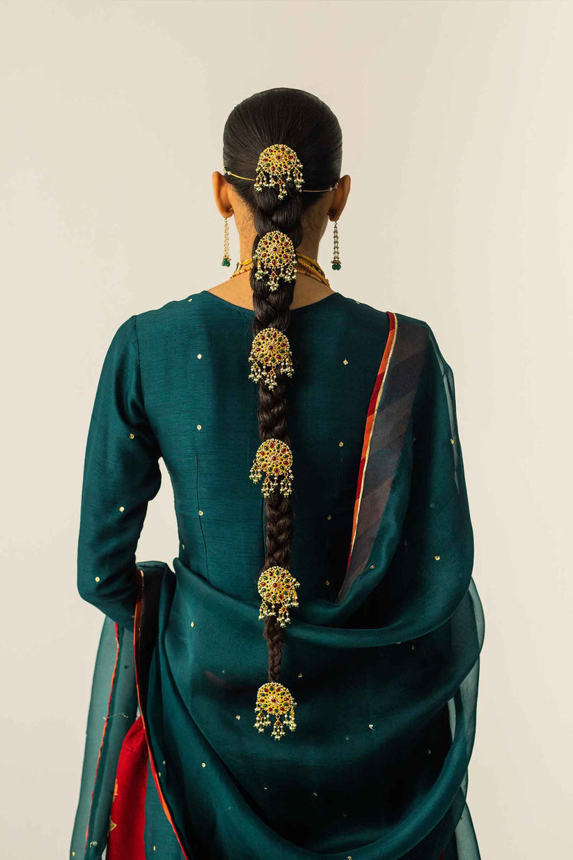 Zarashahjahan Luxury  Embroidered Ciffion 03 Peace Suit - Ready To Wear