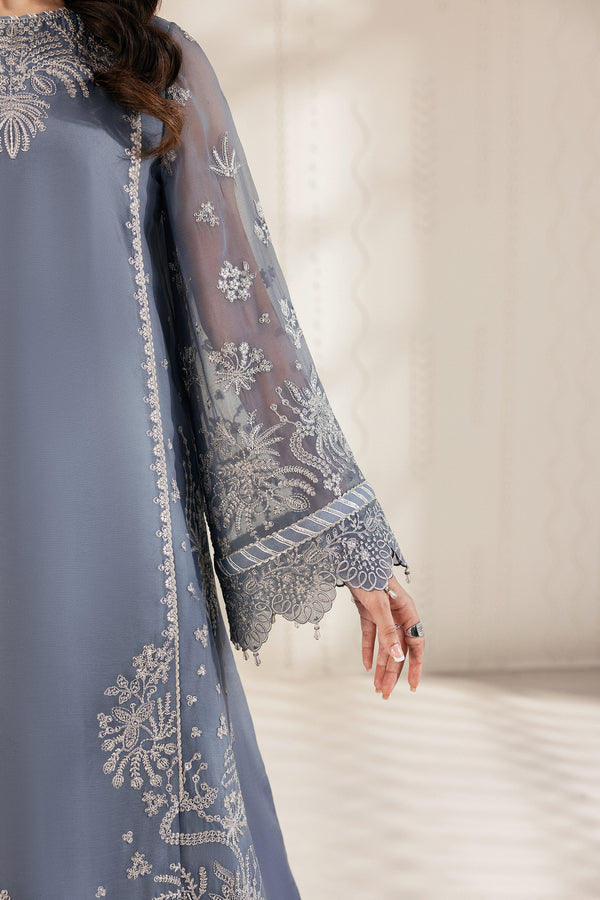 Zarif - Bayaan Heavy  Embroidered Ciffion 03 Piece Suit- Ready To Wear