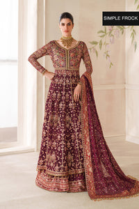 Chantelle by Baroque Luxury Embroidered Ciffion 03 Piece Suit- Ready To Wear