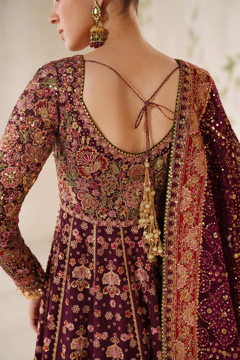 Chantelle by Baroque Luxury Embroidered Ciffion 03 Piece Suit- Ready To Wear