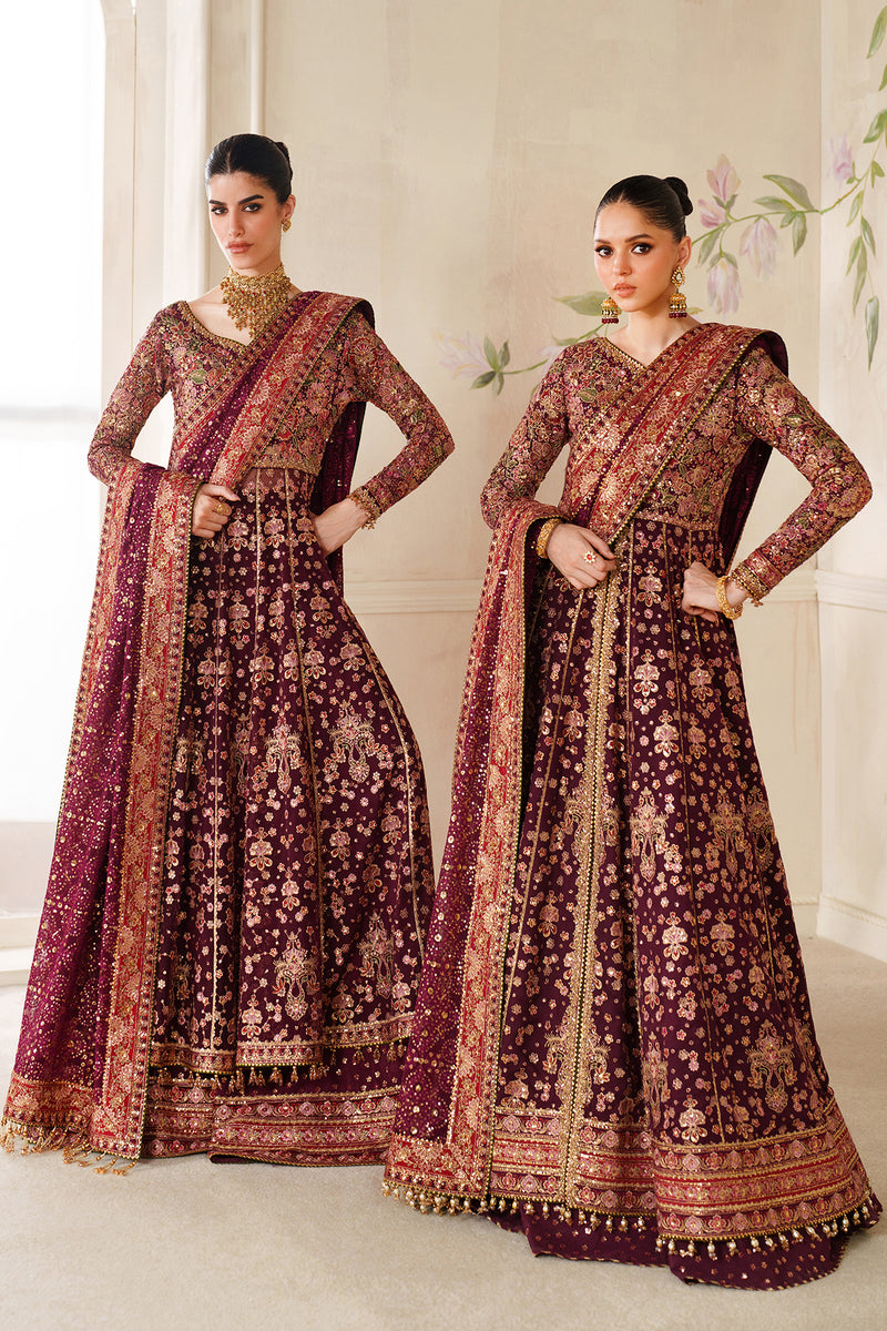 Chantelle by Baroque Luxury Embroidered Ciffion 03 Piece Suit- Ready To Wear