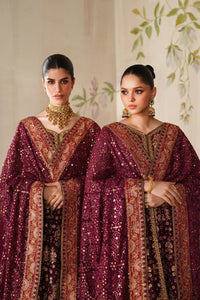 Chantelle by Baroque Luxury Embroidered Ciffion 03 Piece Suit- Ready To Wear