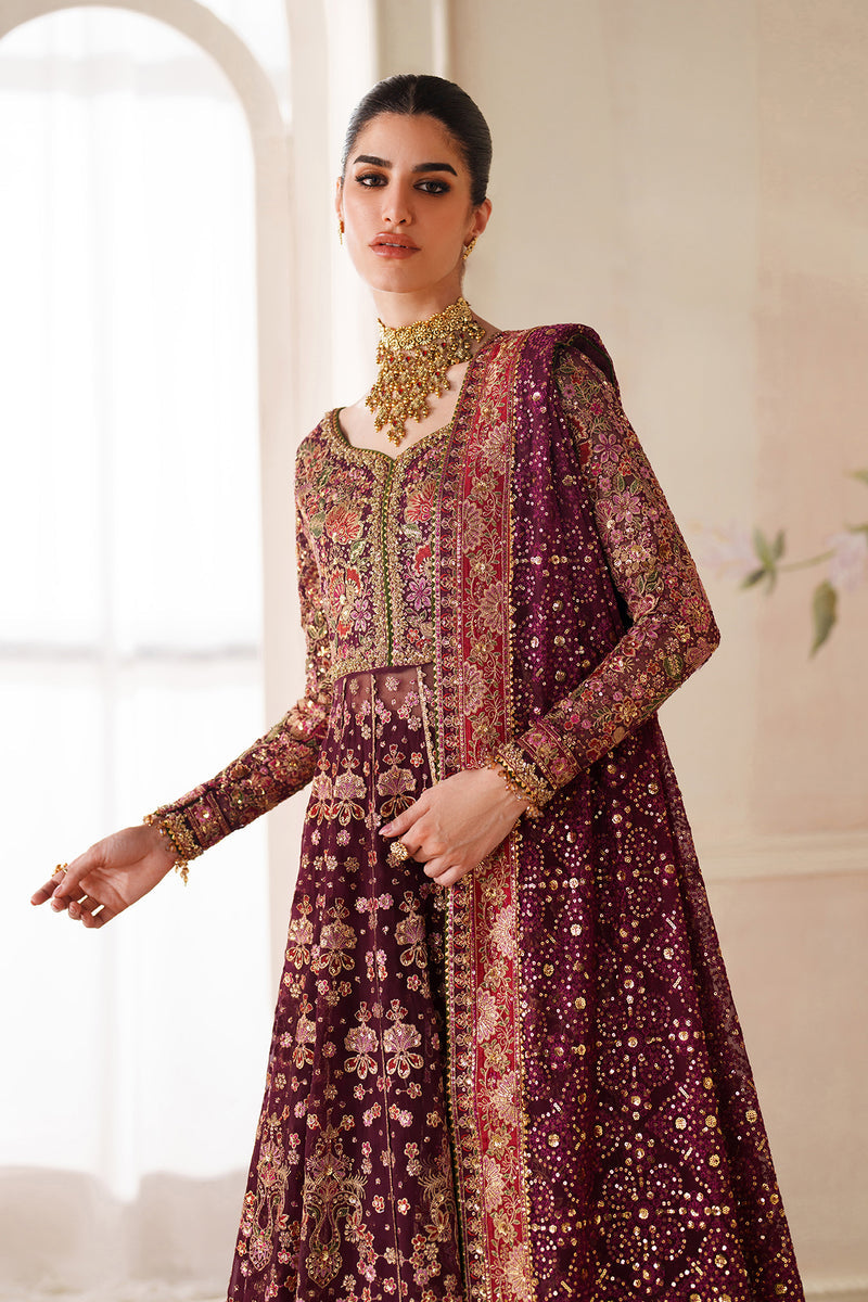 Chantelle by Baroque Luxury Embroidered Ciffion 03 Piece Suit- Ready To Wear
