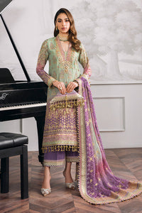 Baroque Heavy Embroidered Ciffon 03 Peace  Suit - Ready To Wear
