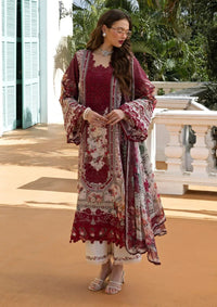 Elaaf Ruby Lady  03-Piece Embroidered Lawn Suit - Ready To Wear