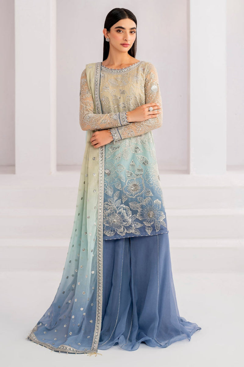Jazmin  Embroidered Chiffon 03 Peace Suit - Ready To Wear