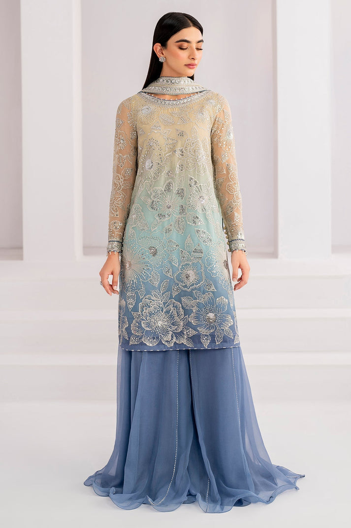 Jazmin  Embroidered Chiffon 03 Peace Suit - Ready To Wear