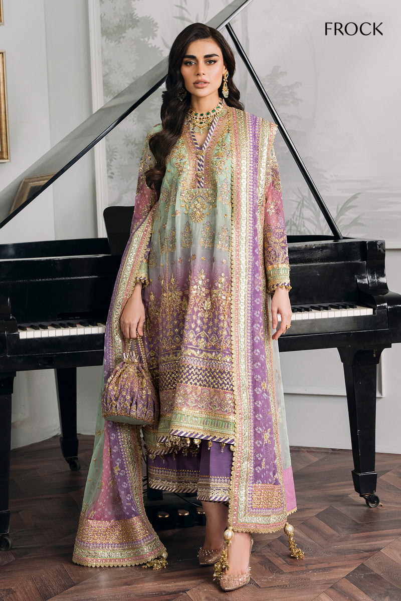 Baroque Heavy Embroidered Ciffon 03 Peace  Suit - Ready To Wear