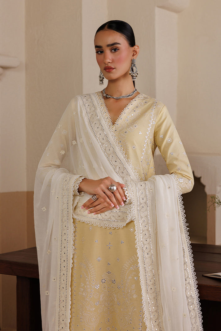 Emaan Adeel Viva Nostalgia Cotton Embroidered 03 Peace Suit - Ready To Wear