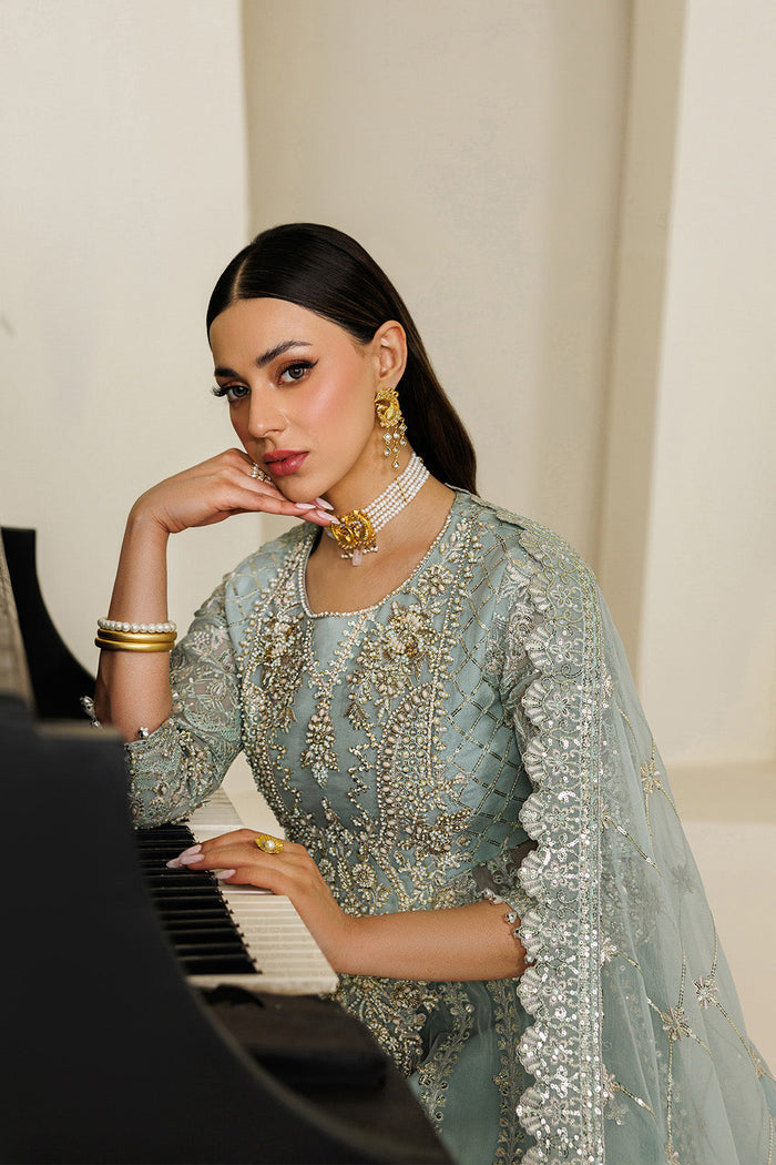 Alizeh Aymal Embroidered Chiffon 03 Peace Suit - Ready To Wear