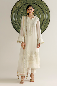 Jazmin Mirelle Heavy Embroidered Ciffion 03 Piece Suit- Ready To Wear