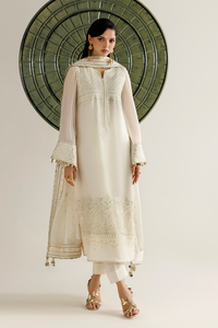 Jazmin Mirelle Heavy Embroidered Ciffion 03 Piece Suit- Ready To Wear