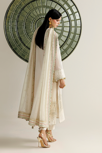 Jazmin Mirelle Heavy Embroidered Ciffion 03 Piece Suit- Ready To Wear