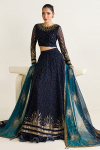 Jazmin Heavy Embroidered Ciffion 03 Piece Suit- Ready To Wear
