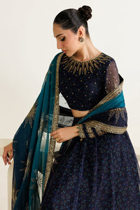 Jazmin Heavy Embroidered Ciffion 03 Piece Suit- Ready To Wear