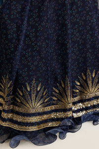 Jazmin Heavy Embroidered Ciffion 03 Piece Suit- Ready To Wear