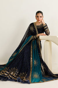 Jazmin Heavy Embroidered Ciffion 03 Piece Suit- Ready To Wear