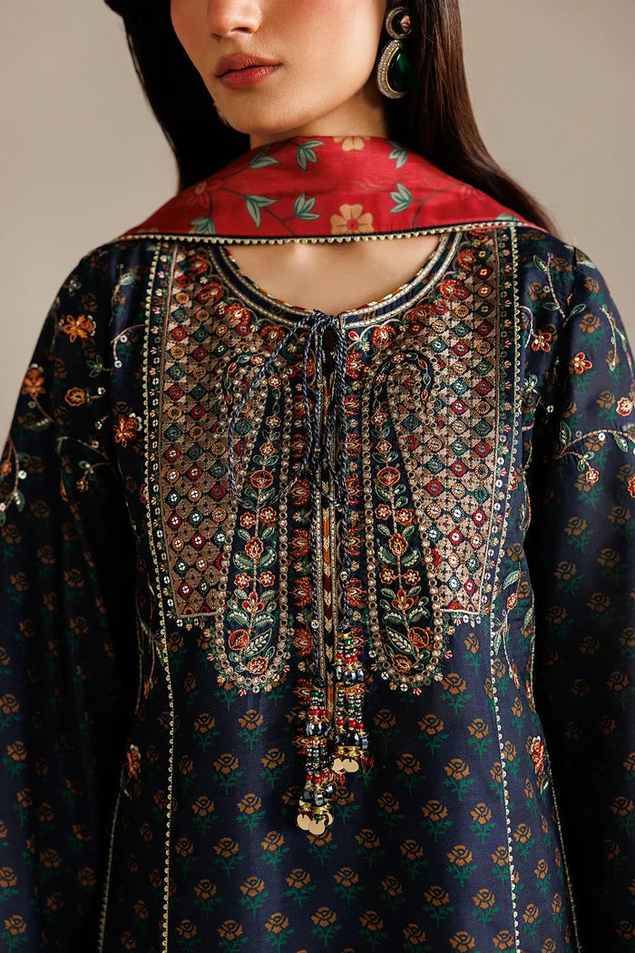 03-Piece Embroidered Lawn Suit - Ready To Wear