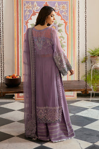 Ramsha Mauve Luxury Heavy Embroidered Ciffion 03 Piece Suit- Ready To Wear