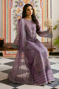 Ramsha Mauve Luxury Heavy Embroidered Ciffion 03 Piece Suit- Ready To Wear