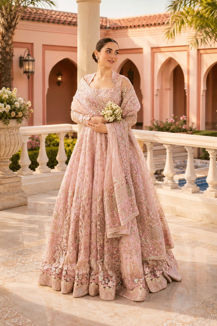 03-Piece Heavy Embroidered Net Maxi  Ready To Wear