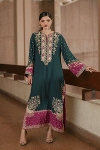 Poshkari Luxury Silk Heavy  Embroidered 03 Peace Suit - Ready To Wear