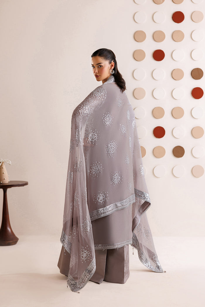 Farasha Luxury Embroidered Ciffion 03 Peace Suit - Ready To Wear
