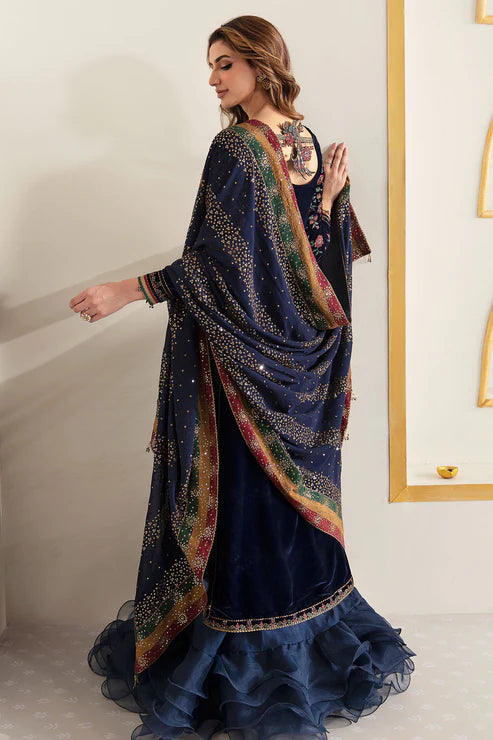 Jazmin Embroidered Pure Velvet Formal 3 Pcs Suit  Ready To Wear