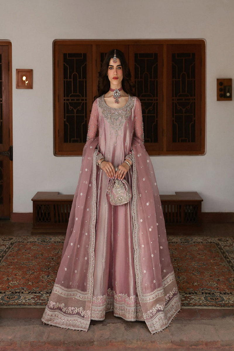 Faiza Saqlain Halina Mesuri Maxi Heavy Embroidered - 3 Piece Dress - Ready To Wear