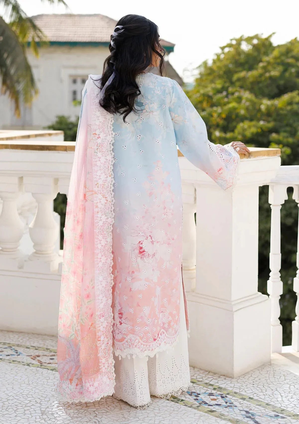 03-Piece Printed Lawn Suit With Crinkle Chiffon Dupatta | Ready To Wear