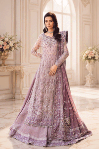 03- Piece Heavy Embroidery Net Bridal Dresss -  Ready To Wear