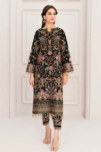 03-Piece Net Suit With Embroidery | Ready To Wear