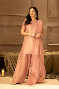03-Piece Shamoz Silk Suit With Organza Dupatta | Ready To Wear