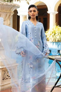 03-Piece Shamooz SIlk Suit With Organza Dupatta -  Ready To Wear