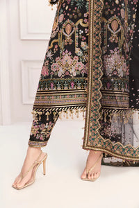 03-Piece Net Suit With Embroidery | Ready To Wear