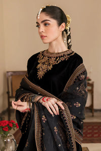 Jazmin Baroque Micro Velvet Heavy Embroidered  03 Piece Suit- Ready To Wear