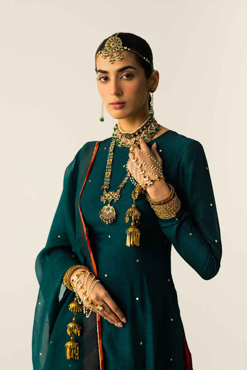 Zarashahjahan Luxury  Embroidered Ciffion 03 Peace Suit - Ready To Wear