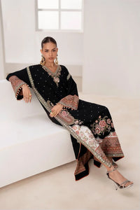 Poshkari Ethnc Kaftan  Luxury Silk Embroidered Suit -  Ready To Wear