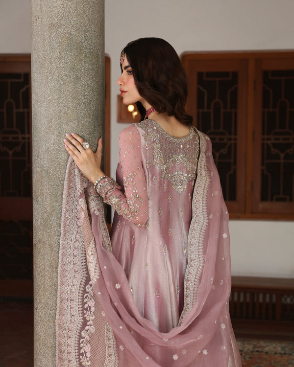 Faiza Saqlain Halina Mesuri Maxi Heavy Embroidered - 3 Piece Dress - Ready To Wear