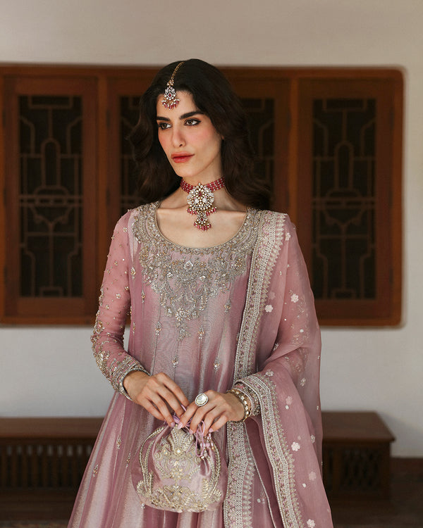 Faiza Saqlain Halina Mesuri Maxi Heavy Embroidered - 3 Piece Dress - Ready To Wear