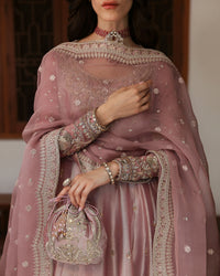 Faiza Saqlain Halina Mesuri Maxi Heavy Embroidered - 3 Piece Dress - Ready To Wear