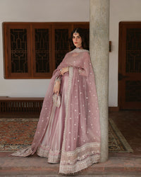 Faiza Saqlain Halina Mesuri Maxi Heavy Embroidered - 3 Piece Dress - Ready To Wear