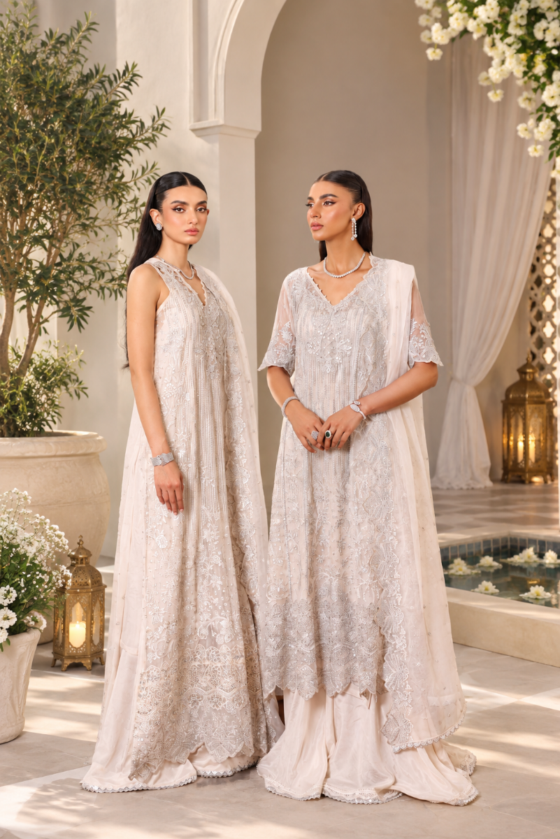 Noor By Saadia Asad Embroidered Chiffon 03 Peace Suit - Ready To Wear