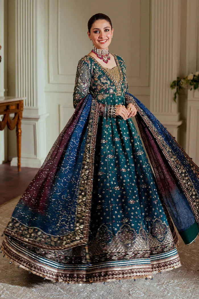 03-Piece Heavy Embroidered Chiffon Frock | Ready To Wear