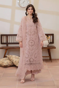 03-Piece Embroidered Lawn Suit With Chiffon Dupatta | Ready To Wear